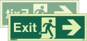 JALITE AAA Double-sided Exit sign right or left. (120 x 340)